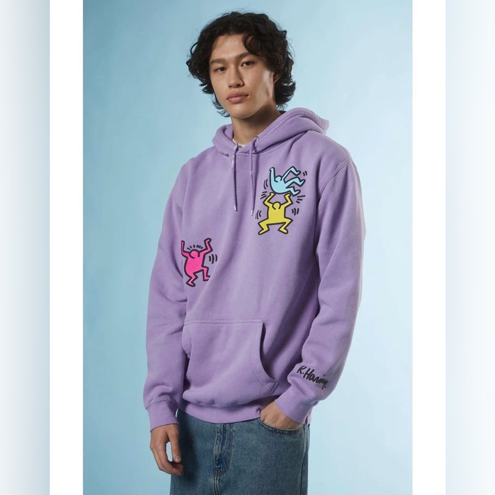 Brand new with tags Keith Haring purple vintage sweater